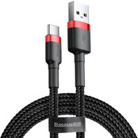 Cavo Dati e Ricarica USB-A - USB-C Baseus Cafule, 60W, 1m, Rosso CATKLF-B91