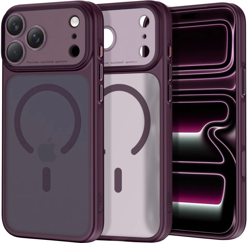 Custodia MagSafe per Apple iPhone 18 Pro / 17 Pro, Tech-Protect, MagPeak CC, Vinaccia Opaca — 1