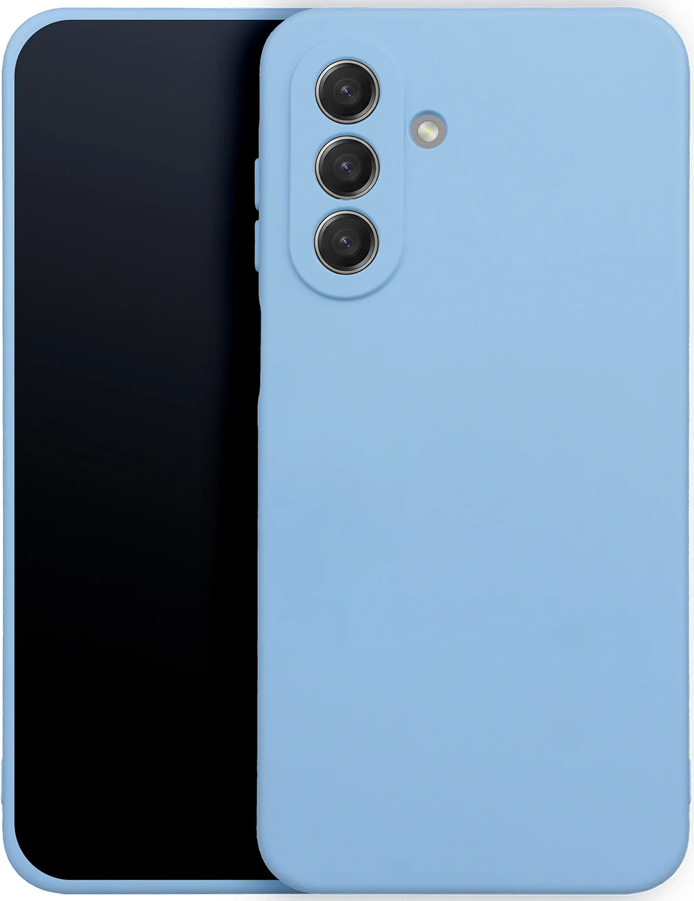 Custodia per Samsung Galaxy A18 5G A186 / A18 4G A185 / A17 4G A175 / A17 5G A176, OEM, Silicone, Blu — 1