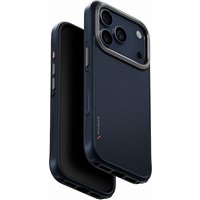 Custodia MagSafe per Apple iPhone 17 Pro, UNIQ, Keva MagClick, Blu navy