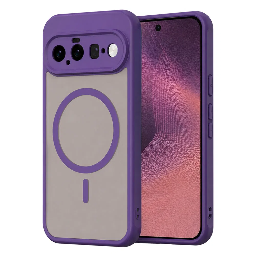 Custodia MagSafe per Google Pixel 11, Techsuit, HaloFrost II, Viola — 1