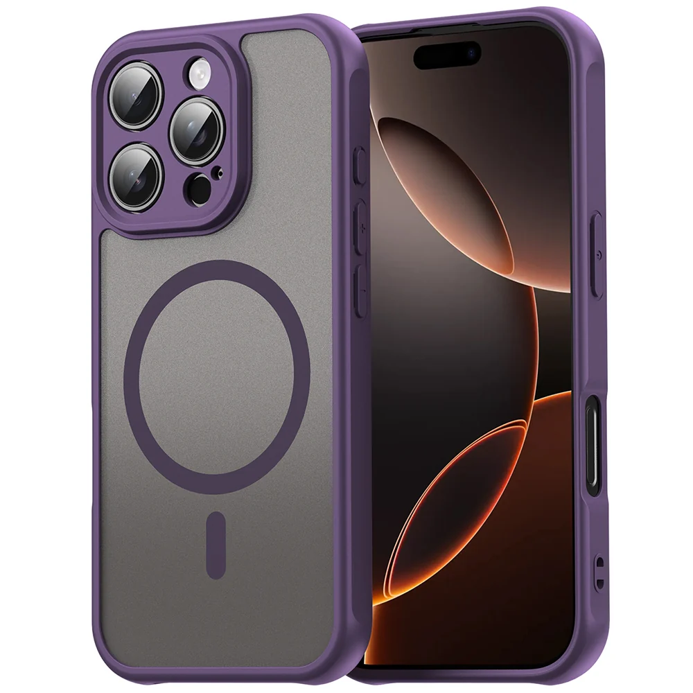 Custodia MagSafe per Apple iPhone 11 Pro, Techsuit, HaloFrost II, Viola — 1