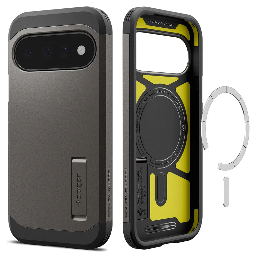 Custodia MagSafe per Google Pixel 11, Spigen, Tough Armor, Grigio ACS11855 — 1
