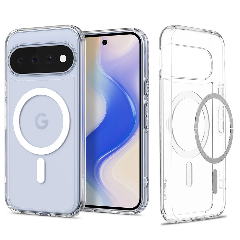 Custodia MagSafe per Google Pixel 11, Spigen, Ultra Hybrid, Trasparente Bianca ACS11441 — 1