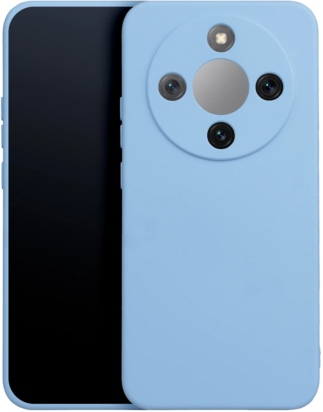 Custodia per Honor X70 / X9d / Magic8 Lite, OEM, Silicone, Blu — 1