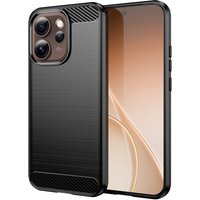 Custodia per Oppo Reno15 Pro Max, Techsuit, Carbonio, Nera