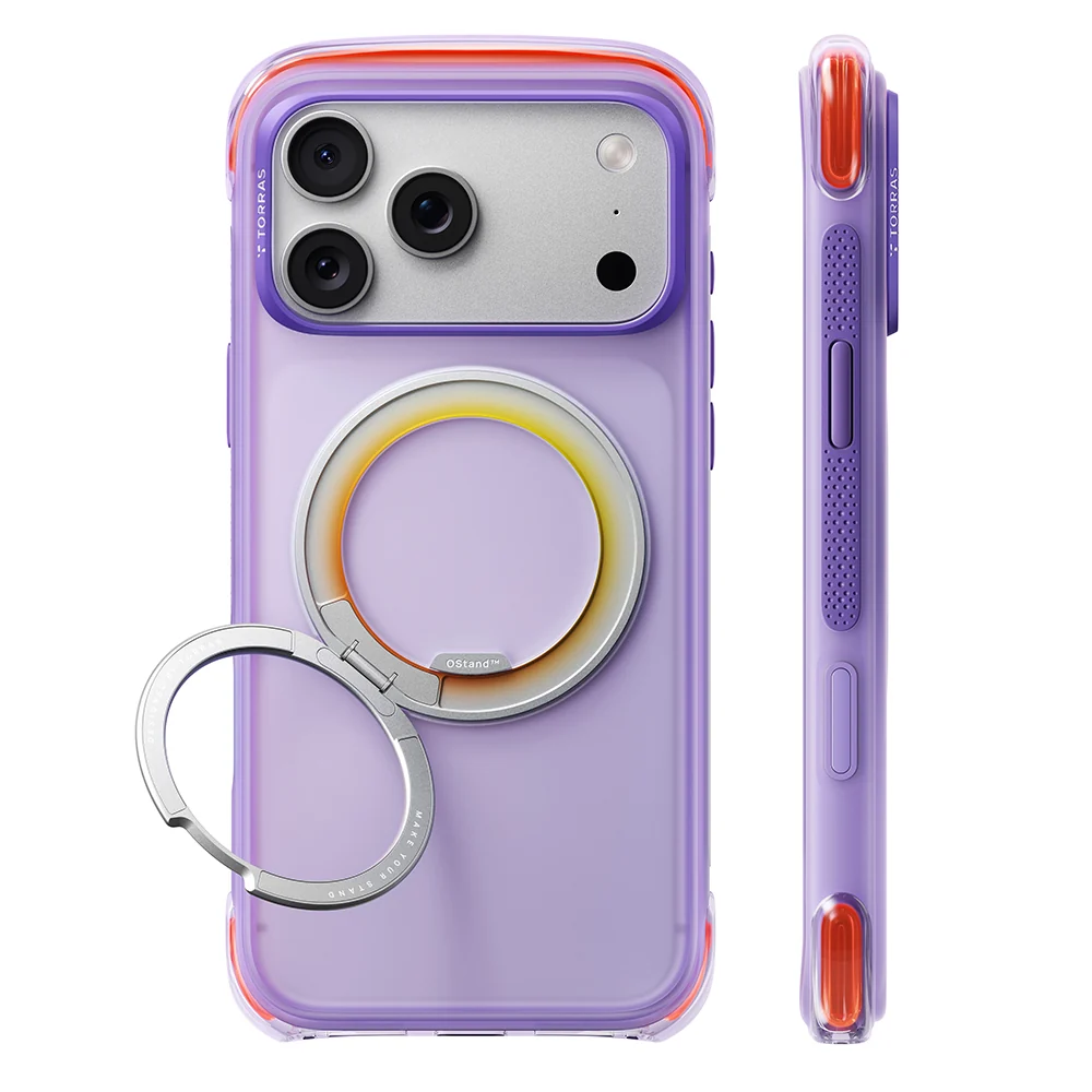 Custodia MagSafe per Apple iPhone 18 Pro Max / 17 Pro Max, Torras, O3 Air Core, Viola — 1