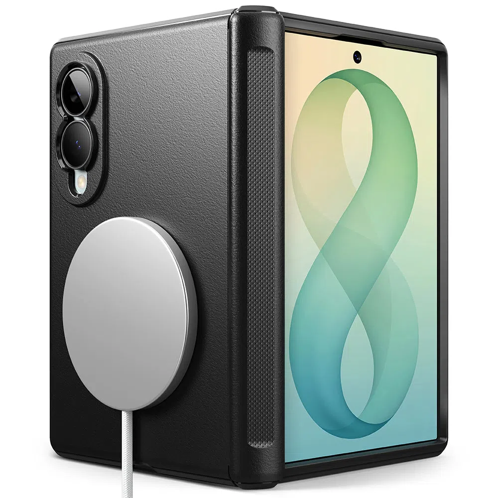 Custodia MagSafe per Samsung Galaxy Z Fold8 F971, Ringke, Onyx Flap, Nera — 1