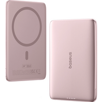 Batteria Esterna Wireless Baseus PicoGo AM41, 5000mAh, 20W, PD + FQI, 1 x QI - 1 x USB-C, Rosa P1007680C453-00