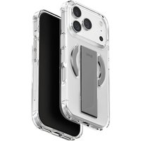 Custodia MagSafe per Apple iPhone 17 Pro Max, UNIQ, Heldro Air MagClick, Grigio Trasparente