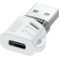 Adattatore Dati e Ricarica USB-C - USB-A XO Design NB256D, Bianco