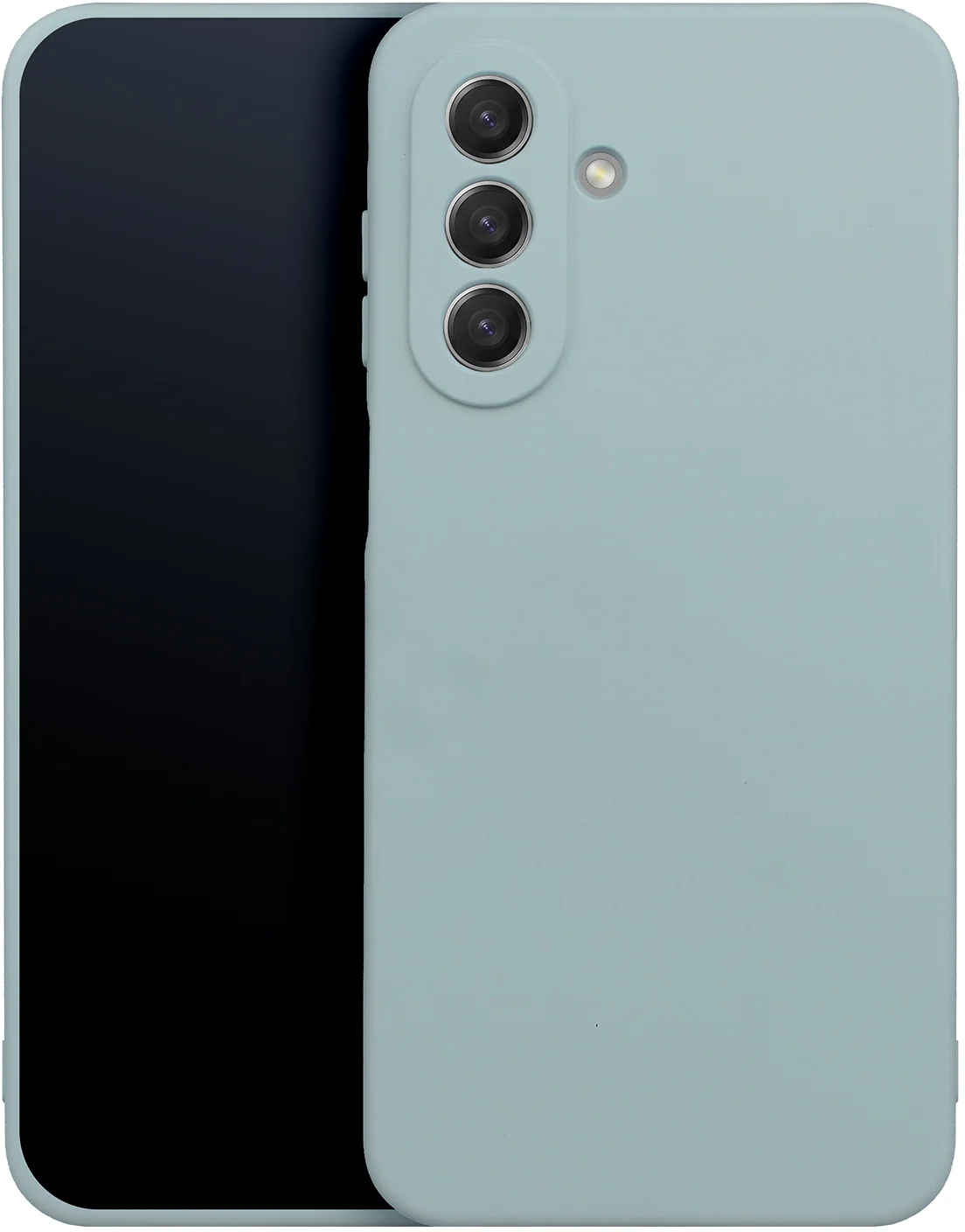 Custodia per Samsung Galaxy A18 5G A186 / A18 4G A185 / A17 4G A175 / A17 5G A176, OEM, Silicone, Argento — 1