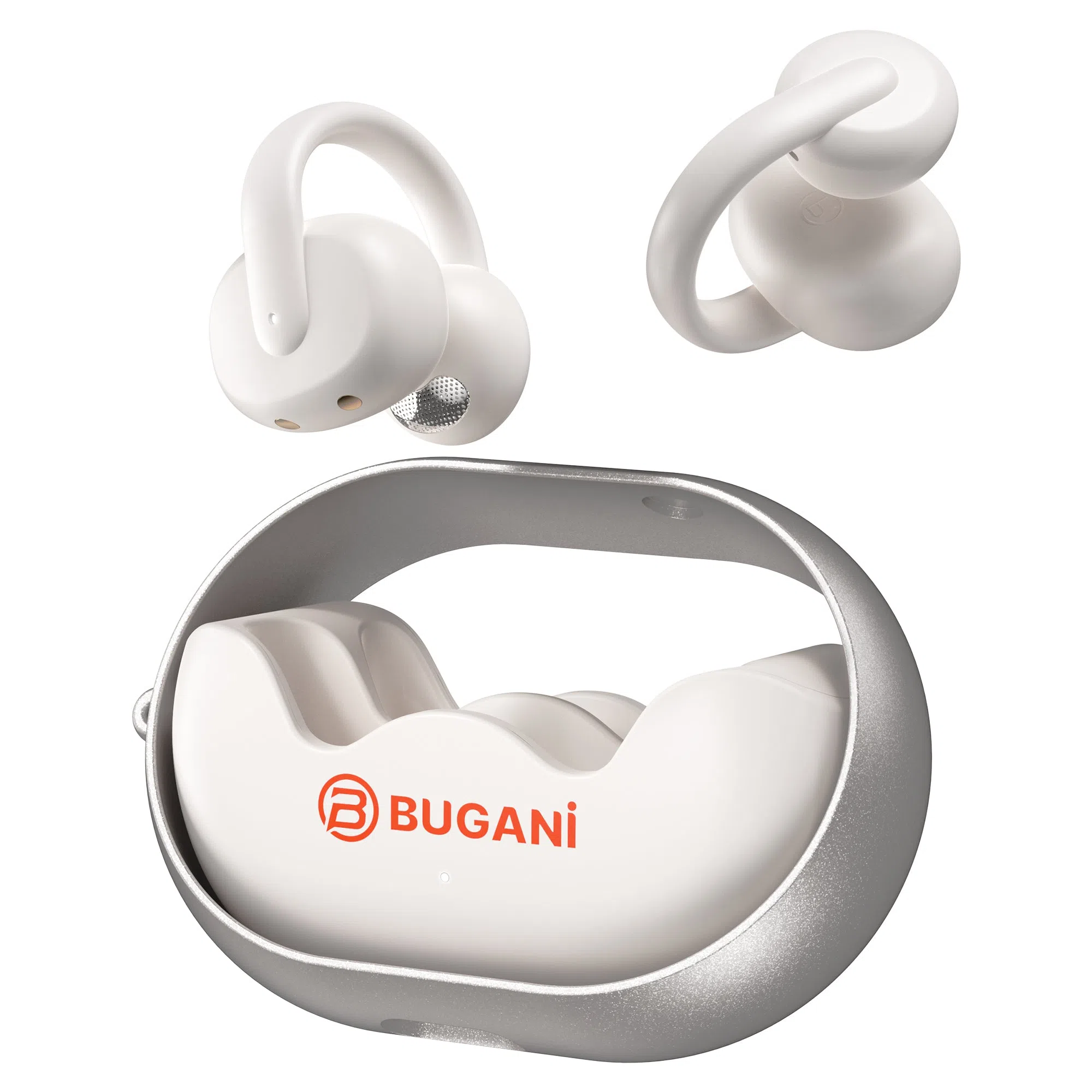 Auricolare Bluetooth Bugani Clip B21, TWS, Bianco — 1