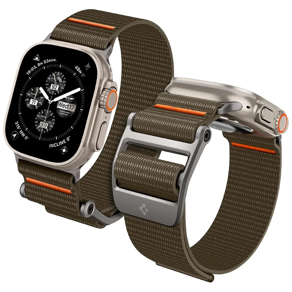 Cinturino Spigen DuraPro Flex per Apple Watch 49mm / 46mm / 45mm / 44mm Series, Kaki AMP05982 — 1