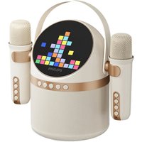 Cassa Portatile Bluetooth Philips, 10W, Karaoke, Beige TAS2509WT/00
