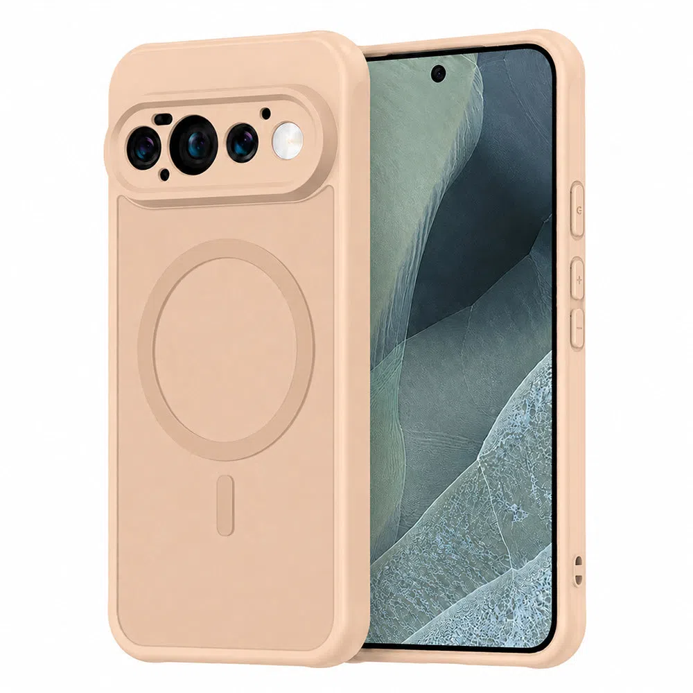 Custodia MagSafe per Google Pixel 11 Pro, Techsuit, HaloFrost II, Dorata — 1