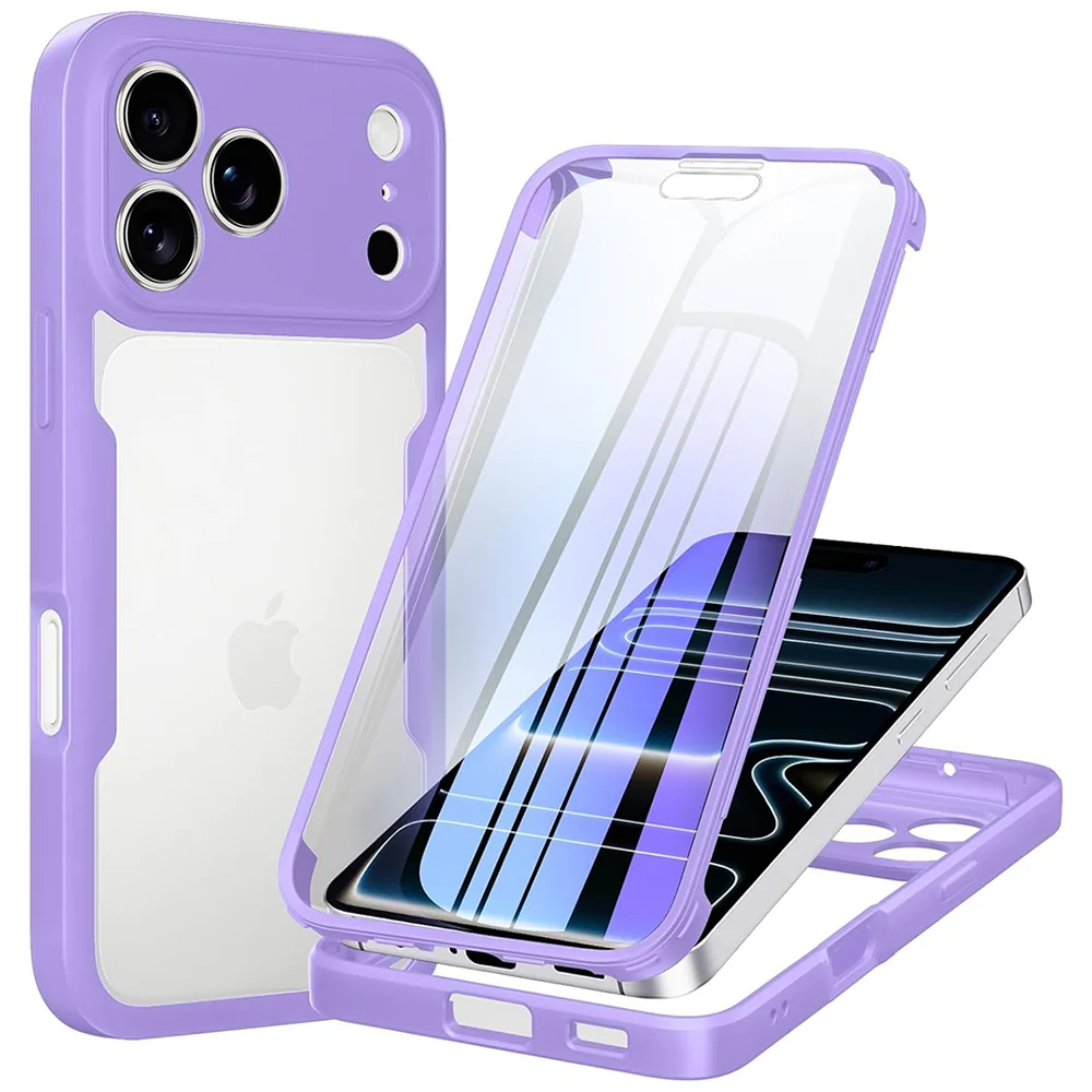 Husa pentru Apple iPhone 18 Pro Max / 17 Pro Max, Techsuit, ColorVerse 360, Mov — 1