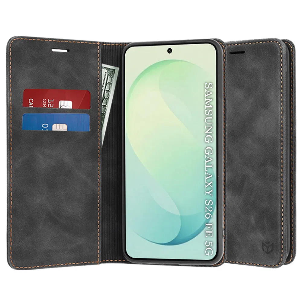 Custodia per Samsung Galaxy S26 FE S741 / S25 FE, Techsuit, Confy, Nera — 1