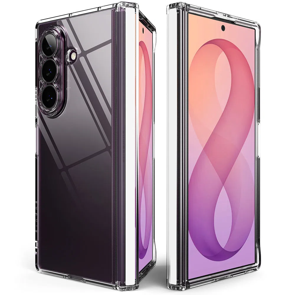 Custodia per Samsung Galaxy Z Fold8 Ultra F976, Ringke, Fusion Flap, Trasparente — 1