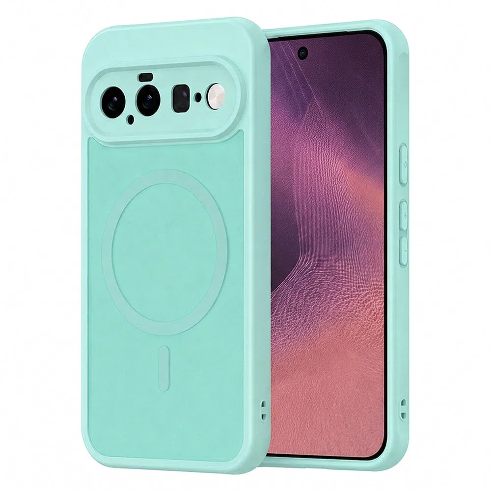 Custodia MagSafe per Google Pixel 11, Techsuit, HaloFrost II, Verde Chiaro — 1
