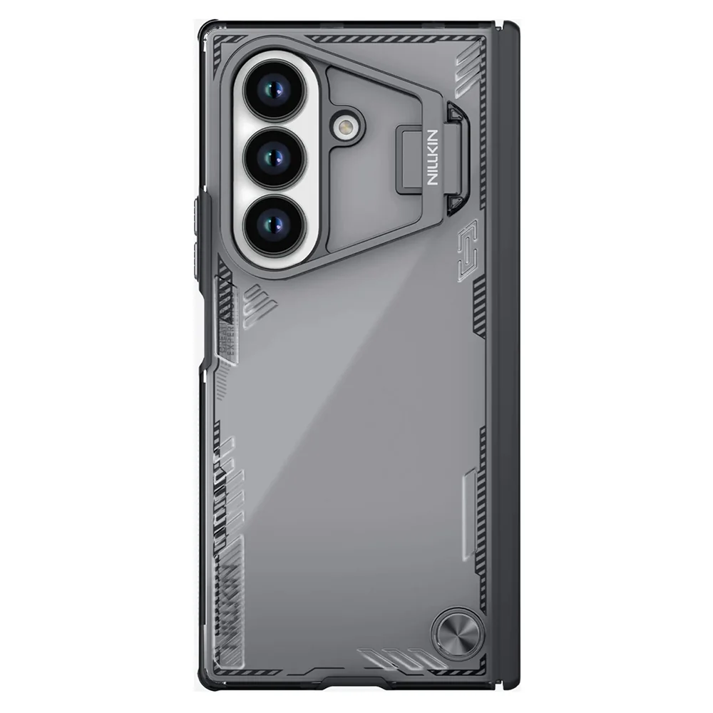 Custodia per Samsung Galaxy Z Fold7 F966, Nillkin, Iceblade Prop con ritaglio per fotocamera, Nera — 1