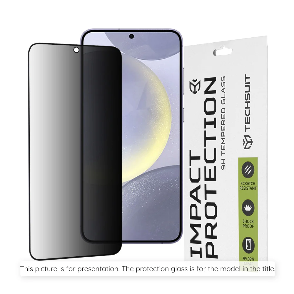 Pellicola protettiva per schermo esterno Privacy Techsuit per Google Pixel 11 Pro Fold, vetro temperato, adesivo completo, 111D — 1