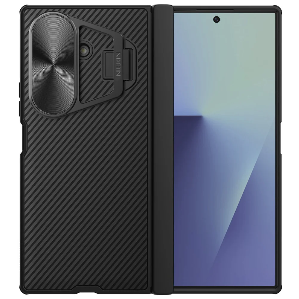 Custodia MagSafe per Samsung Galaxy Z Fold7 F966, Nillkin, CamShield Prop con copriobiettivo in metallo, Nera — 1