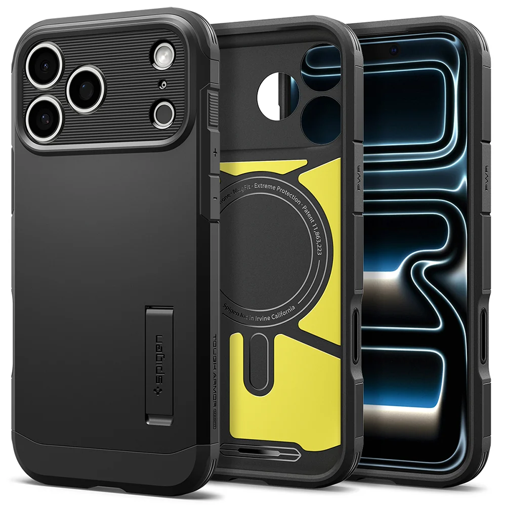 Custodia MagSafe per Apple iPhone 18 Pro Max / 17 Pro Max, Spigen, Tough Armor T, Nera ACS12136 — 1