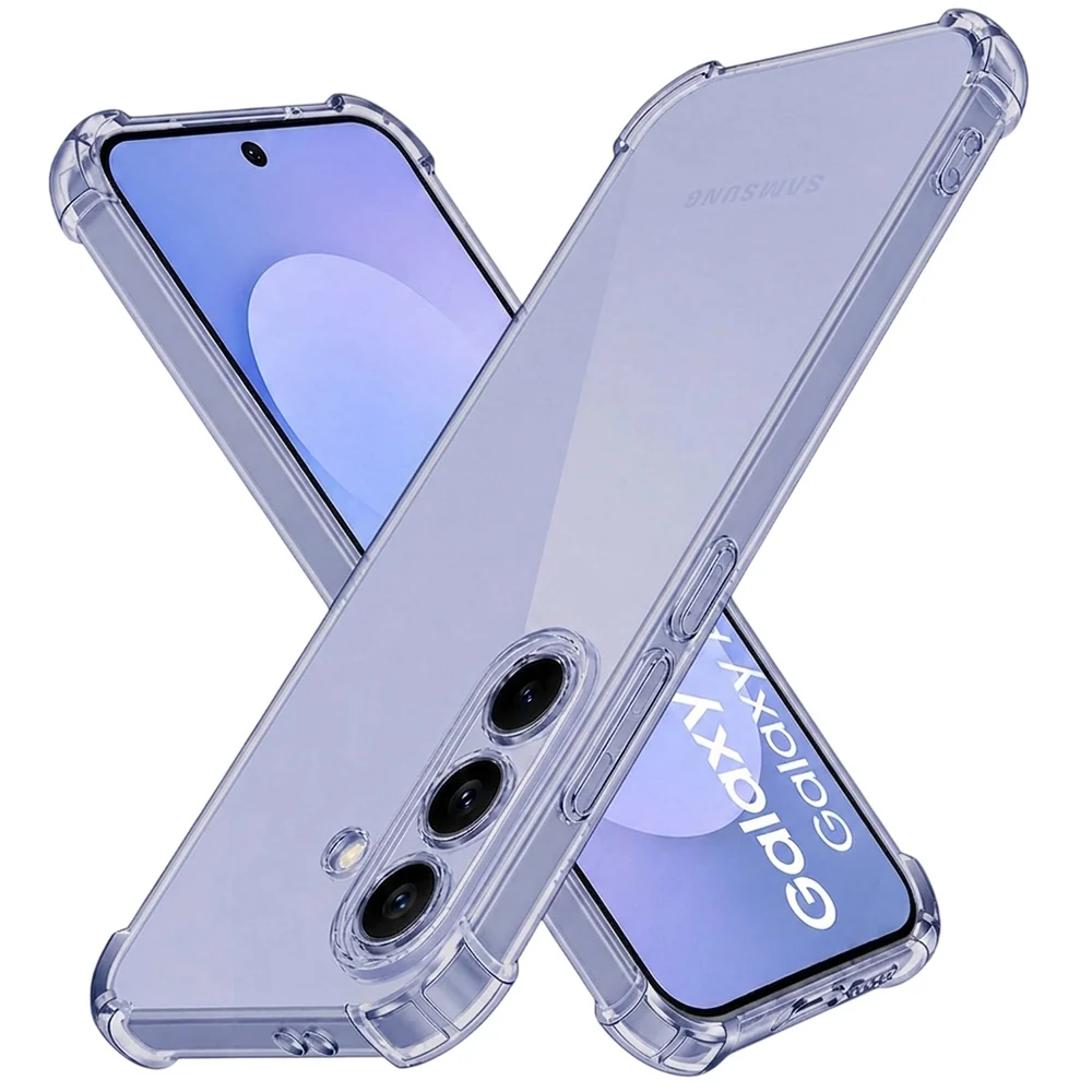 Custodia per Samsung Galaxy S26 FE S741 / S25 FE, Techsuit, Shockproof Clear, Fumè — 1