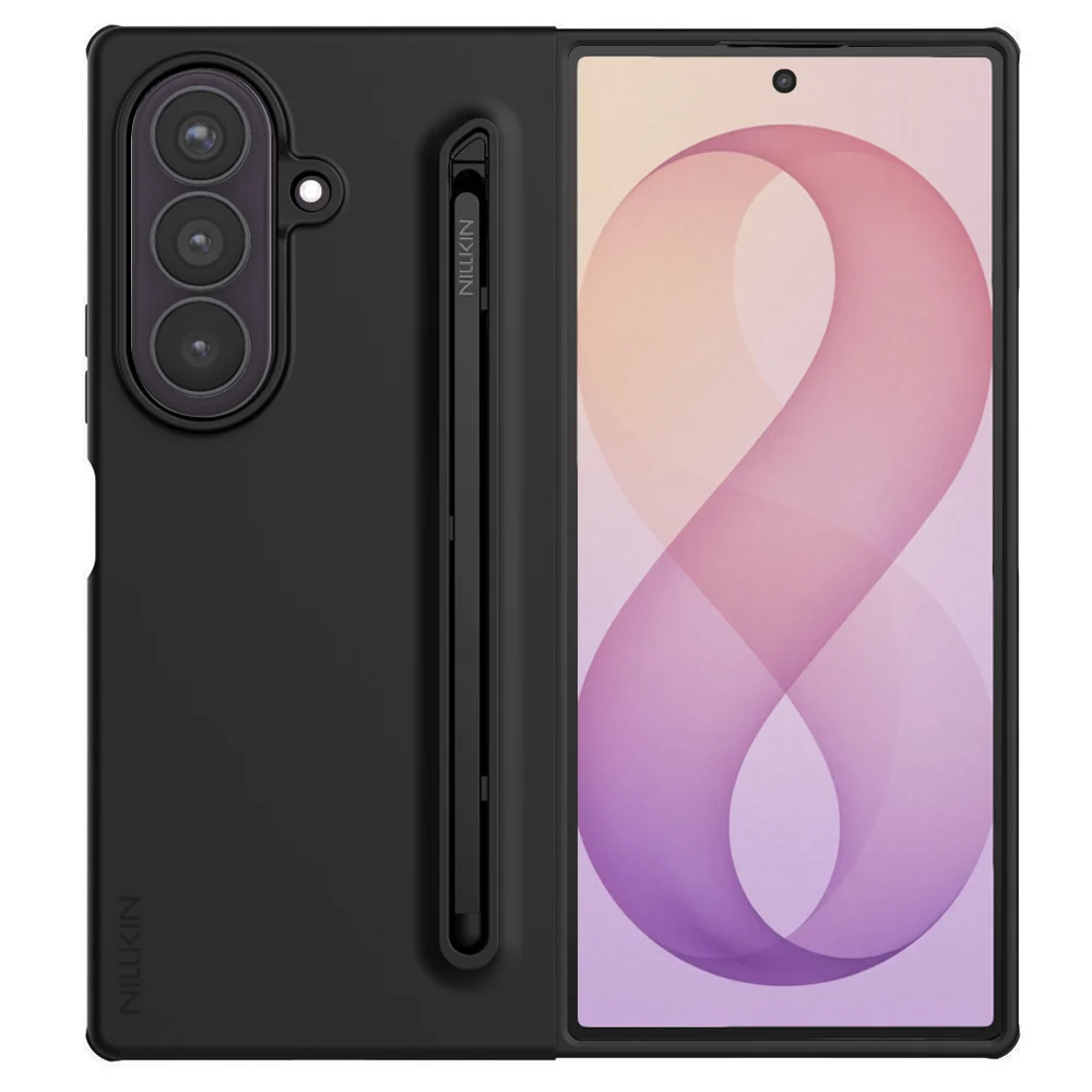 Custodia per Samsung Galaxy Z Fold8 Ultra F976, Nillkin, Flex Pure con supporto per S-Pen, Nera — 1