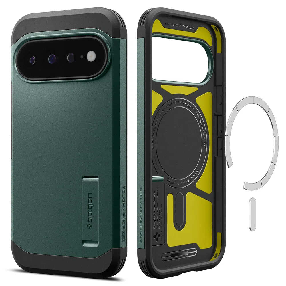 Custodia MagSafe per Google Pixel 11 Pro XL, Spigen, Tough Armor, Verde ACS11864 — 1