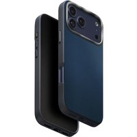 Custodia per Apple iPhone 17 Pro, UNIQ, Lyden Leatherette, Blu Nero