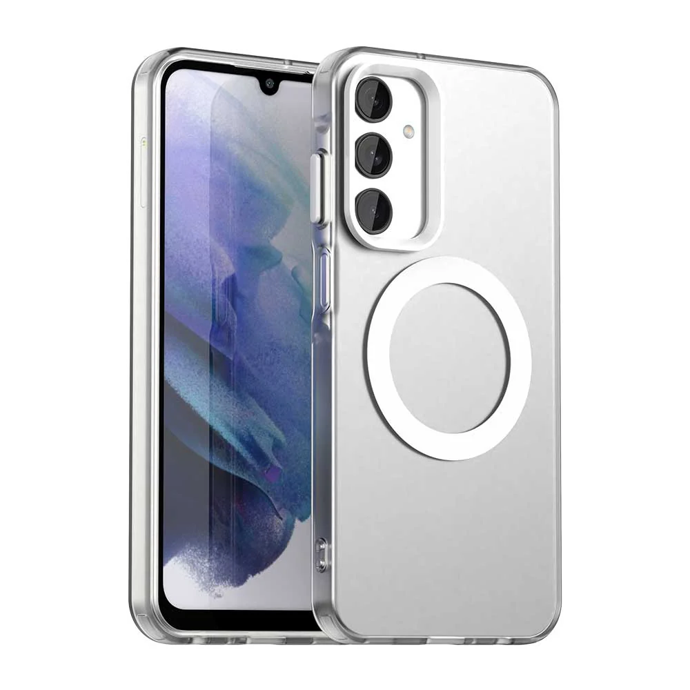 Custodia MagSafe per Samsung Galaxy A25 A256, Techsuit, CandyCase, Bianca — 1