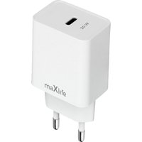 Caricabatterie Retea MaXlife MXTC-13-20C, 20W, 3A, 1 x USB-C, Bianco