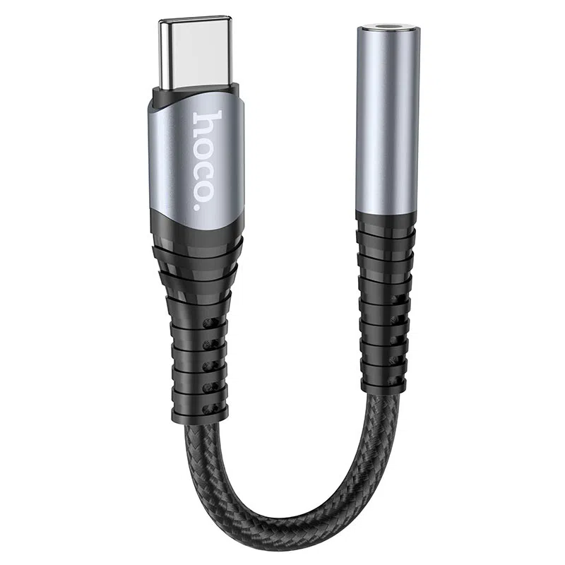Adattatore Audio USB-C - 3,5mm HOCO LS33, Grigio — 1