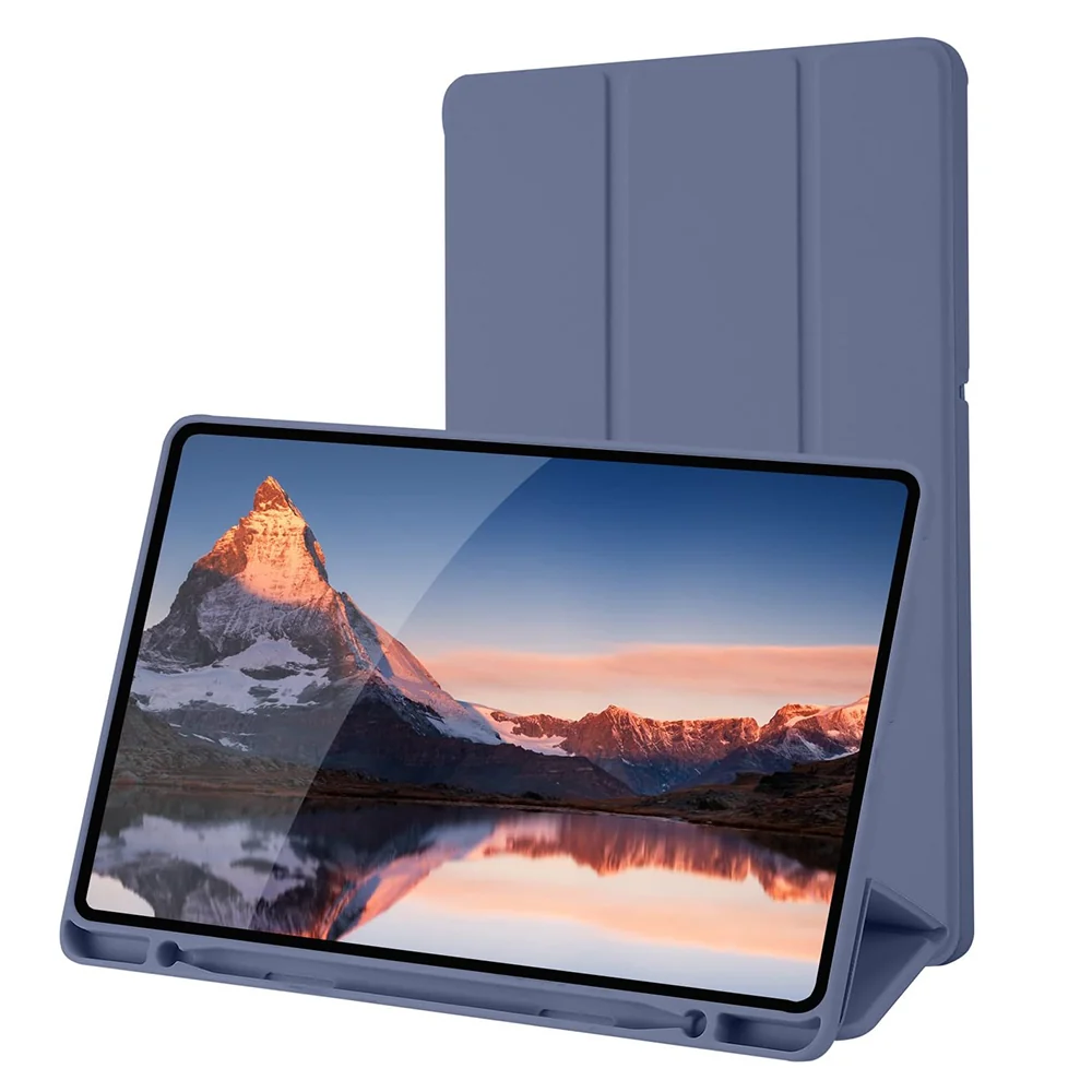 Custodia per Samsung Galaxy Tab S6 Lite (2024) / Tab S6 Lite (2022) / Tab S6 Lite (2020), Techsuit, Flex Trifold, Viola — 1
