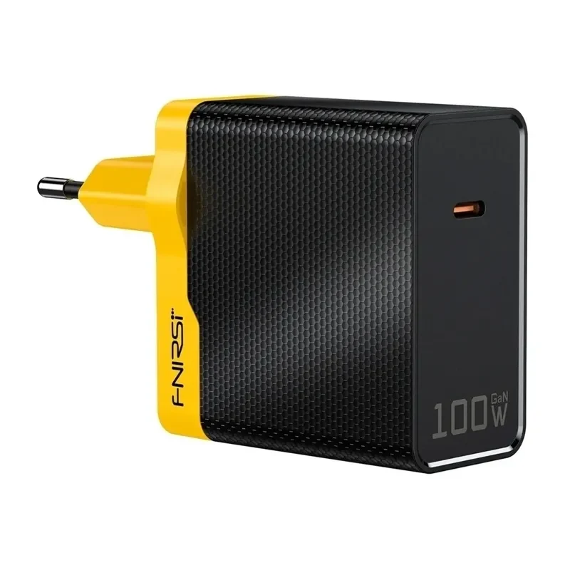 Caricatore da rete Fnirsi, 100W, 5A, 1 x USB-C, Nero — 1