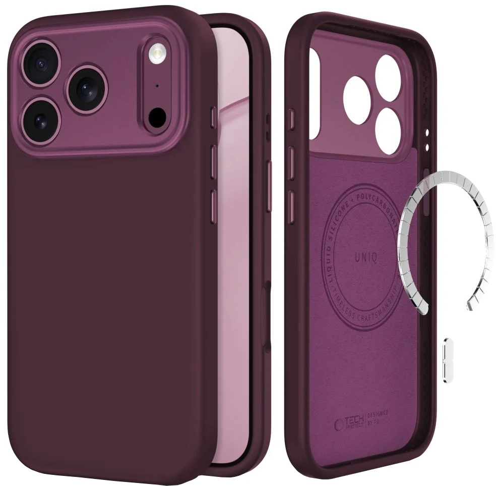 Custodia MagSafe per Apple iPhone 18 Pro Max / 17 Pro Max, Tech-Protect, Uniq CC, Vinaccia — 1