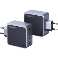 Caricabatterie Retea UGREEN X570 Nexode S, 140W, 5A, 1 x USB-A - 3 x USB-C, Grigio
