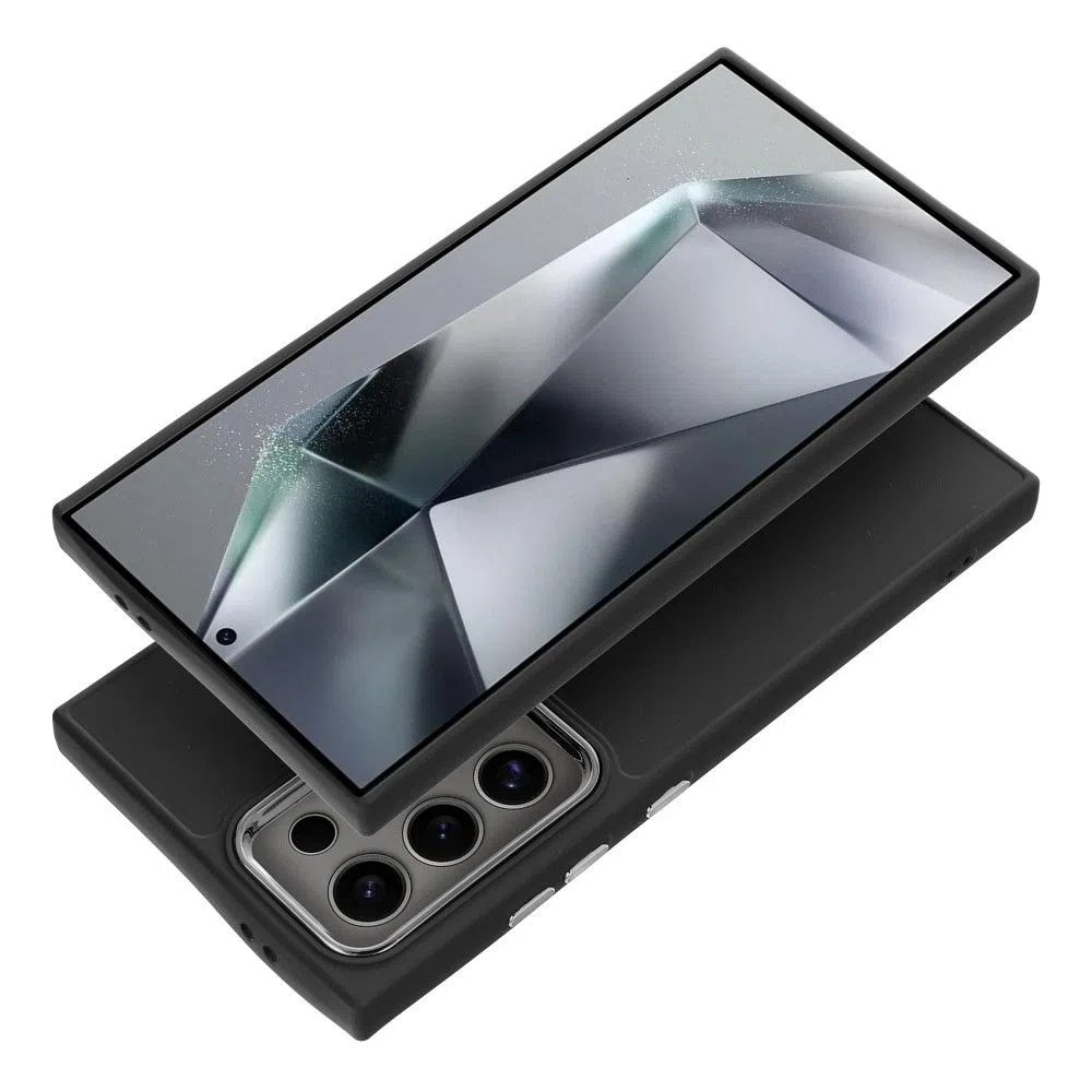 Custodia per Samsung Galaxy S24 FE S721, OEM, Frame, Nera — 1