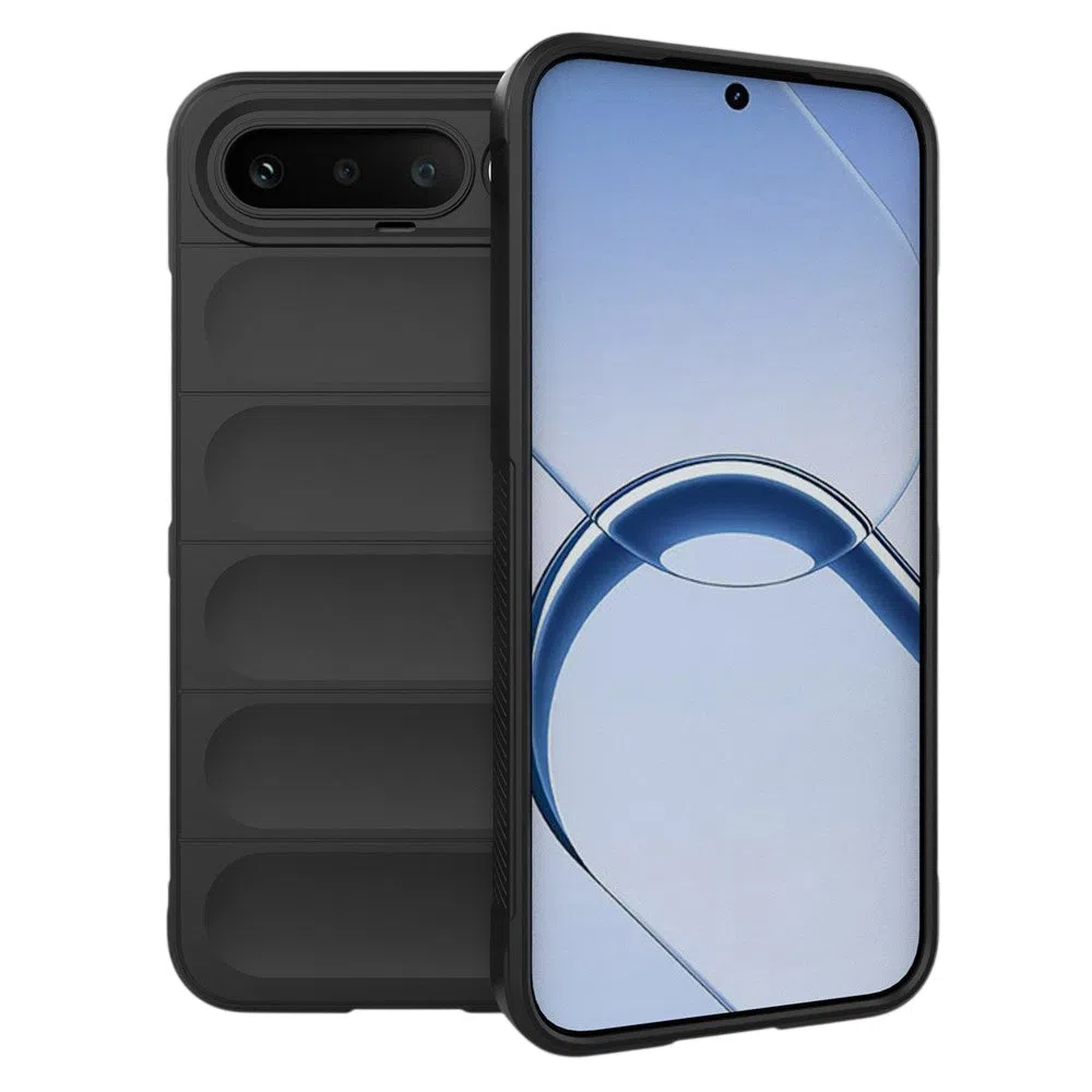 Custodia per Realme 16, Techsuit, Magic Shield, Nera — 1