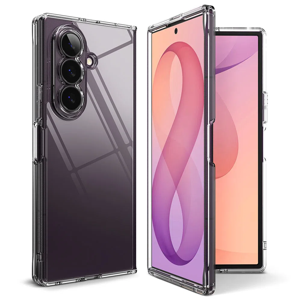 Custodia per Samsung Galaxy Z Fold8 Ultra F976, Ringke, Fusion, Trasparente — 1