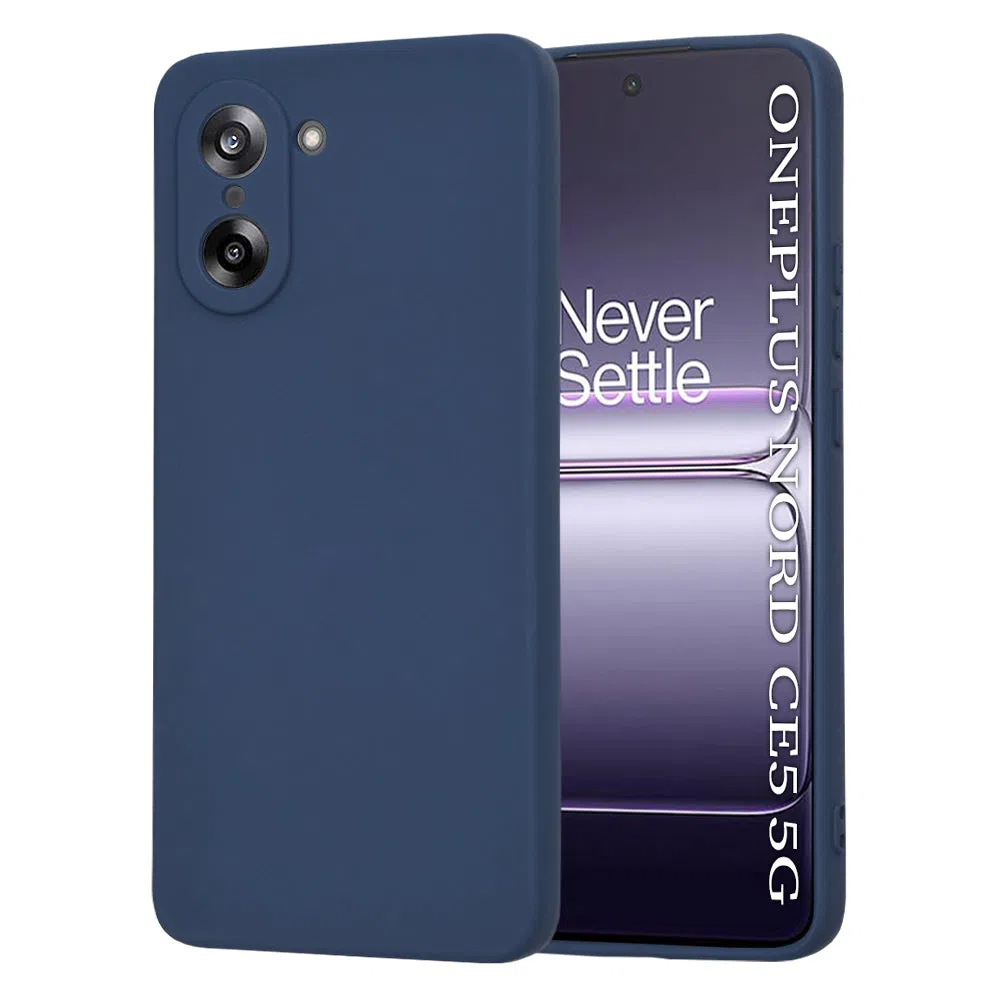 Custodia per OnePlus Nord CE5, Techsuit, SoftFlex, Blu Navy — 1