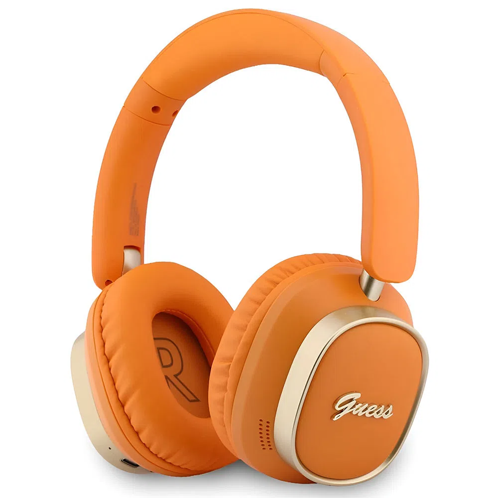 Auricolare Bluetooth Guess Rectangle Metal Script, A2DP, Arancione — 1