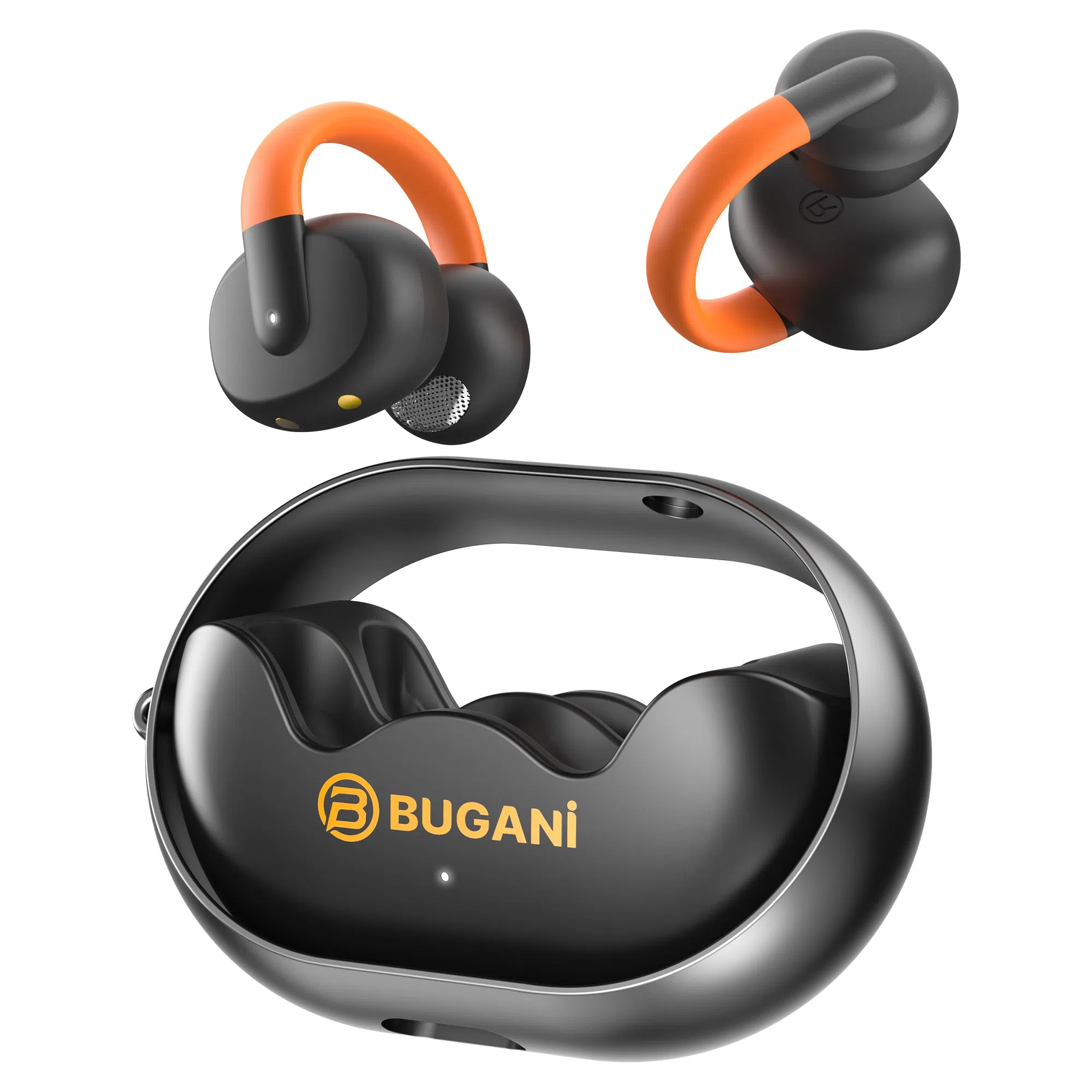 Auricolare Bluetooth Bugani Clip B21, TWS, Nero — 1