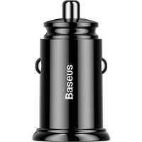 Caricatore Auto Baseus, 30W, 5A, 2 x USB-A, Nero CCALL-YD01