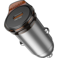 Caricabatterie Auto HOCO NZ16, 30W, 3A, 1 x USB-C, Grigio