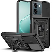 Custodia per Oppo A6 4G, Techsuit, CamShield, Nera