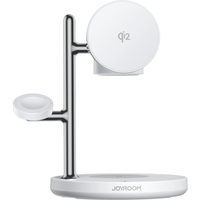 Caricabatterie Wireless Rete Joyroom JR-W23 3in1, 15W, 1.67A, Bianco
