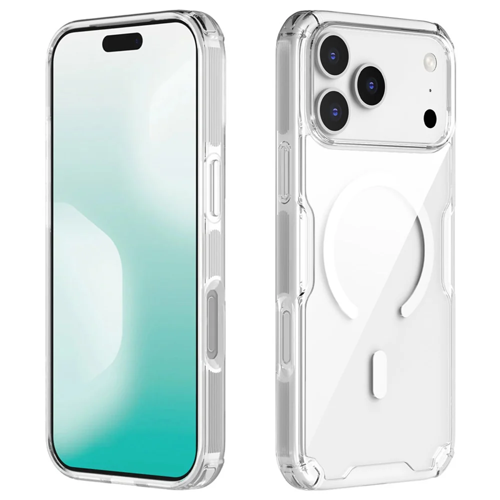 Custodia MagSafe per Apple iPhone 18 Pro Max / 17 Pro Max, Nillkin, Nature Pro, Bianca — 1